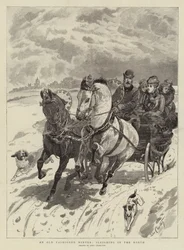 En gammeldags vinter, aking i nord